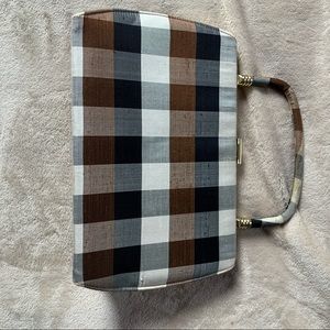 town and country plaid handbag
